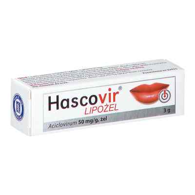 Hascovir LIPOŻEL 3 g od PRZEDSIĘBIORSTWO PRODUKCJI FARMACEUTYCZNEJ HASCO-L PZN 08301510