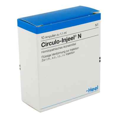 Heel Circulo Injeel N ampułki. 10 szt. od Biologische Heilmittel Heel GmbH PZN 01675071