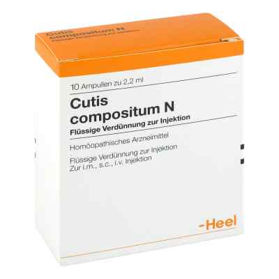 Heel Cutis Compositum N ampułki do iniekcji  10 szt. od Biologische Heilmittel Heel GmbH PZN 01675355