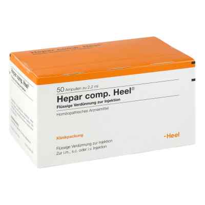 Heel Hepar compositum ampułki 50 szt. od Biologische Heilmittel Heel GmbH PZN 06340642