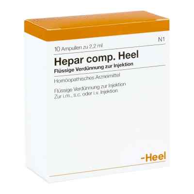 Heel Hepar compositum amułki  10 szt. od Biologische Heilmittel Heel GmbH PZN 06340636