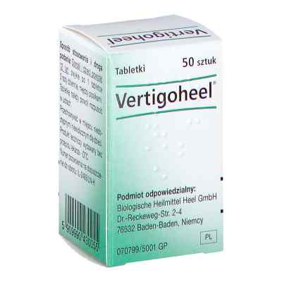 HEEL Vertigoheel tabletki 50  od BIOLOGISCHE HEILMITTEL HEEL GMBH PZN 08302137