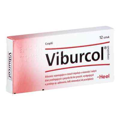 HEEL Viburcol compositum czopki 12  od BIOLOGISCHE HEILMITTEL HEEL GMBH PZN 08302068