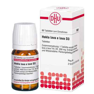 Hekla lava e lava D 3 Tabletten 80 szt. od DHU-Arzneimittel GmbH & Co. KG PZN 11111530