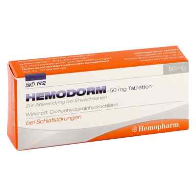 Hemodorm 50 mg tabletki 20 szt. od Hemopharm GmbH PZN 03078669