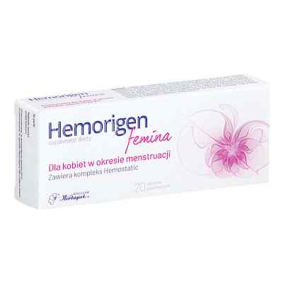Hemorigen femina tabletki powlekane 20  od  PZN 08304179