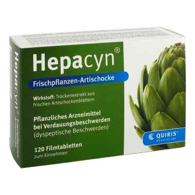 Hepacyn Frischpflanzen Artischocke Filmtabl. 120 szt. od Quiris Healthcare GmbH & Co. KG PZN 09155661