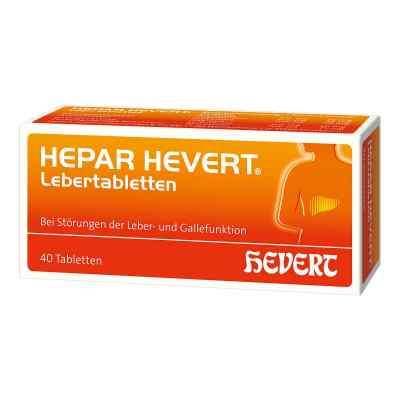 Hepar Hevert Lebertabletten 40 szt. od Hevert-Arzneimittel GmbH & Co. K PZN 13863257