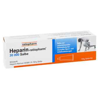 Heparin Ratiopharm 30 000 maść 150 g od ratiopharm GmbH PZN 07292721