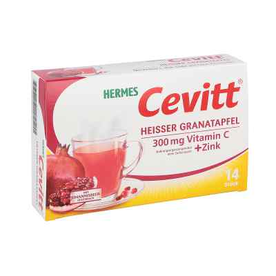 Hermes Cevitt Heisser granulat z owocem granatu 14 szt. od HERMES Arzneimittel GmbH PZN 06766772