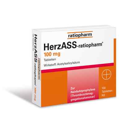 HerzASS ratiopharm 100 mg tabletki 100 szt. od ratiopharm GmbH PZN 04561936