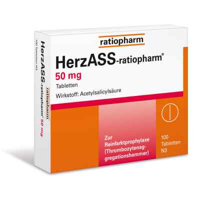 Herzass ratiopharm 50 mg Tabl. 100 szt. od ratiopharm GmbH PZN 04562798