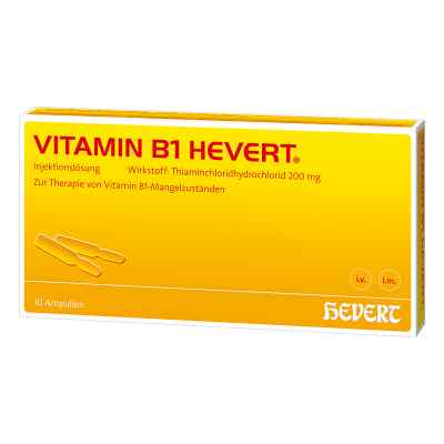 Hevert ampułki z witaminą B1 10 szt. od Hevert Arzneimittel GmbH & Co. K PZN 03919956