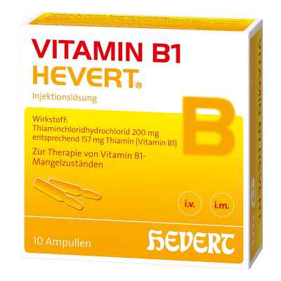 Hevert ampułki z witaminą B1 10 szt. od Hevert Arzneimittel GmbH & Co. K PZN 03919956
