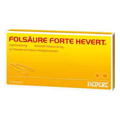 Hevert forte ampułki z kwasem foliowym 10X2 ml od Hevert-Arzneimittel GmbH & Co. K PZN 04907004