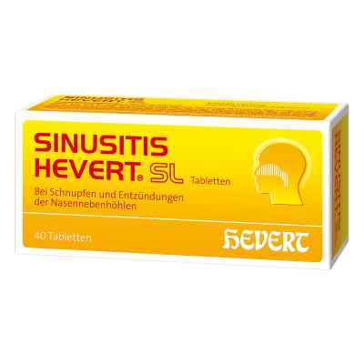 Hevert Sinusitis Sl Tabletki 40 szt. od Hevert-Arzneimittel GmbH & Co. K PZN 02784980