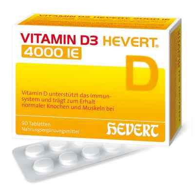Hevert tabletki z witaminą D3, 4.000 I.E.  90 szt. od Hevert Arzneimittel GmbH & Co. K PZN 11295470