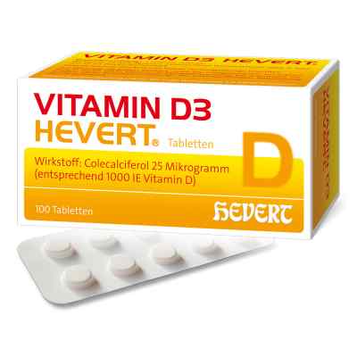 Hevert Witamina D3 tabletki  100 szt. od Hevert Arzneimittel GmbH & Co. K PZN 04897760