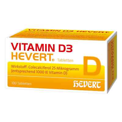 Hevert Witamina D3 tabletki  100 szt. od Hevert Arzneimittel GmbH & Co. K PZN 04897760