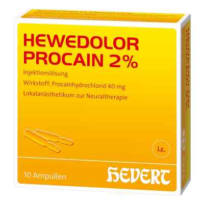 Hewedolor Procain 2% ampułki 10 szt. od Hevert Arzneimittel GmbH & Co. K PZN 03919815