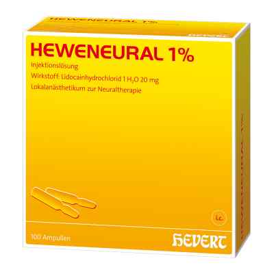 Heweneural 1% Amp. 100X2 ml od Hevert-Arzneimittel GmbH & Co. K PZN 03173066