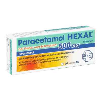 Hexal Paracetamol 500mg goraczka i ból, tabletki 20 szt. od Hexal AG PZN 03485558