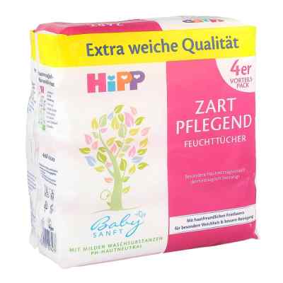 Hipp Baby chusteczki nawilżone 4X56 szt. od HiPP GmbH & Co.Vertrieb KG PZN 03575190