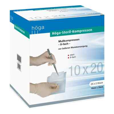 Hoega Steril Kompressen 10x20cm 8fach