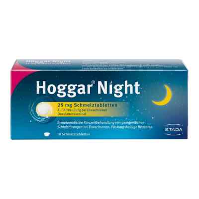 Hoggar Night 25 mg Schmelztabletten 10 szt. od STADA Consumer Health Deutschland GmbH PZN 14144151