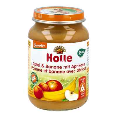 Holle  banan, jabłko, morela puree 190 g od Holle baby food AG PZN 02076243