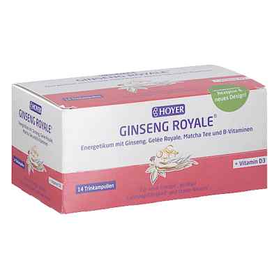 Hoyer Ginseng Royale ampułki do picia 14X15 ml od HOYER GmbH PZN 02407326