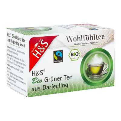 H&s Bio Grüner Tee Aus Darjeeling Filterbeutel 20X2 g od H&S Tee - Gesellschaft mbH & Co. PZN 17442512