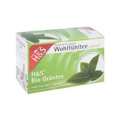 H&s Bio zielona herbata w torebkach 20X2.0 g od H&S Tee - Gesellschaft mbH & Co. PZN 06465094