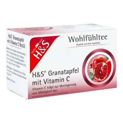 H&s Granatapfel Mit Vitamin C Filterbeutel 20X2 g od H&S Tee - Gesellschaft mbH & Co. PZN 16942017