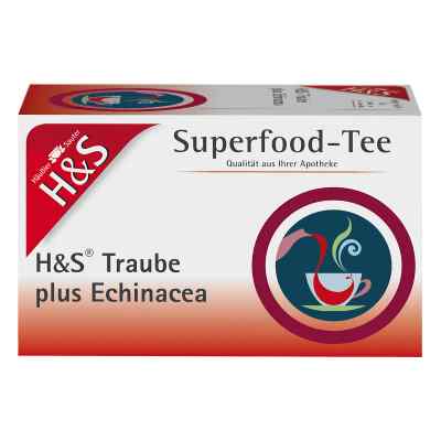 H&S Traube plus Echinacea herbata w saszetkach 20X2.5 g od H&S Tee - Gesellschaft mbH & Co. PZN 13833210
