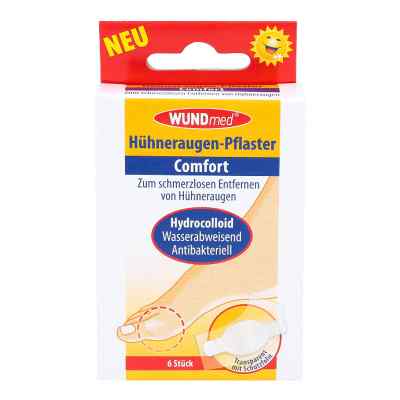 Hühneraugenpflaster Comfort hydrocolloid 6 szt. od Axisis GmbH PZN 03628383