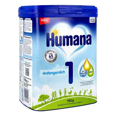 Humana Anfangsmilch 1 Mit Hmo Pulver 750 g od Humana Vertriebs GmbH PZN 18302836