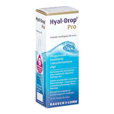 Hyal Drop Pro nawilżające krople do oczu 10 ml od DR. GERHARD MANN CHEM.-PHARM. FABRIK GMBH PZN 08303022