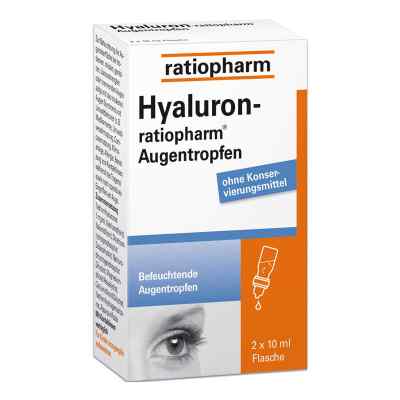 Hyaluron Ratiopharm krople do oczu 2X10 ml od ratiopharm GmbH PZN 10810220