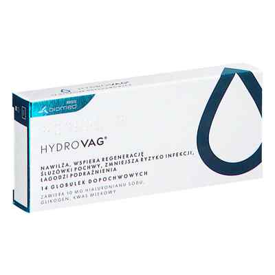 HydroVag globulki dopochwowe 14  od INSTYTUT BIOTECHNOLOGII SUROWIC I SZCZEPIONEK BIOM PZN 08304526
