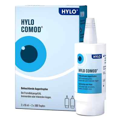 Hylo Comod krople do oczu 2x10ml 2X10 ml od URSAPHARM Arzneimittel GmbH PZN 04047553