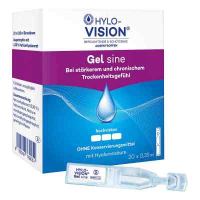 Hylo Vision Gel sine żel pipeta z pojedynczą dawką 20X0.35 ml od OmniVision GmbH PZN 03114098