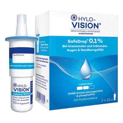 Hylo-vision Safedrop 0,1% krople do oczu 2X10 ml od OmniVision GmbH PZN 05730246
