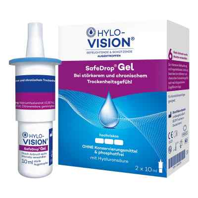 Hylo-vision Safedrop Gel Augentropfen 2X10 ml od OmniVision GmbH PZN 10644879