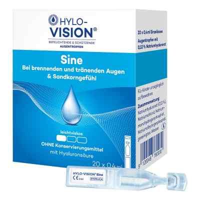 Hylo Vision sine dawka pojedyncza 20X0.4 ml od OmniVision GmbH PZN 00798297