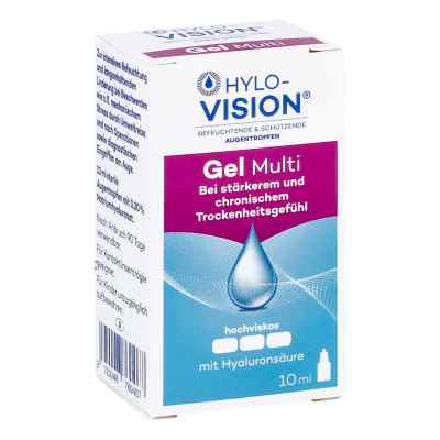 HYLO-VISION żelowe krople do oczu w wielodawkowym opakowaniu