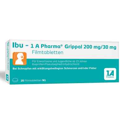 Ibu-1a Pharma Grippal 200 mg/30 mg, tabletki powlekane