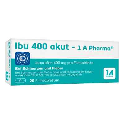 Ibu 400 akut 1a Pharma w tabletkach powlekanych 20 szt. od 1 A Pharma GmbH PZN 02013219