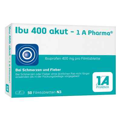 Ibu 400 akut 1a Pharma w tabletkach powlekanych 50 szt. od 1 A Pharma GmbH PZN 03045316