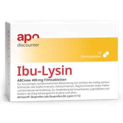Ibu-lysin Abcnow 400 Mg Filmtabletten
